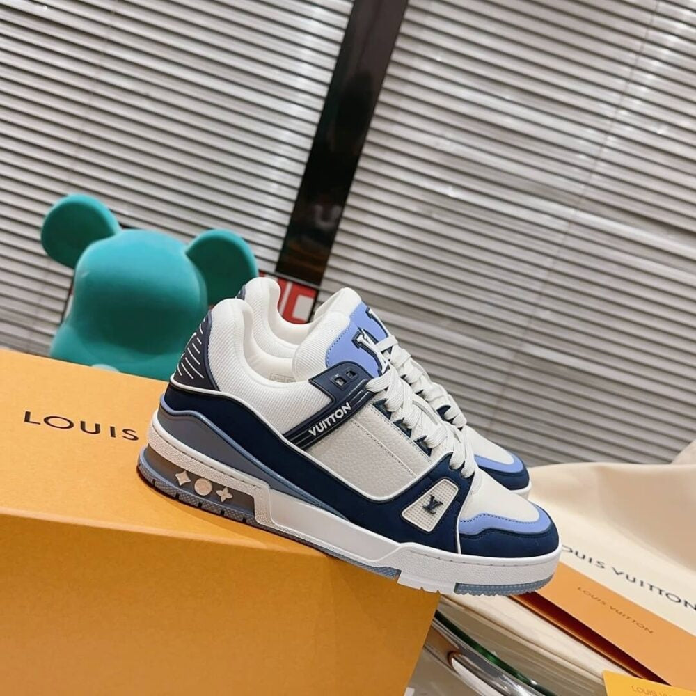 Louis Vuitton LV Trainer 'Blue Beige'