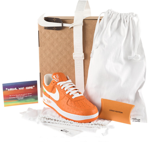 Louis Vuitton x Nike Air Force 1 Low 'By Virgil Abloh Orange'