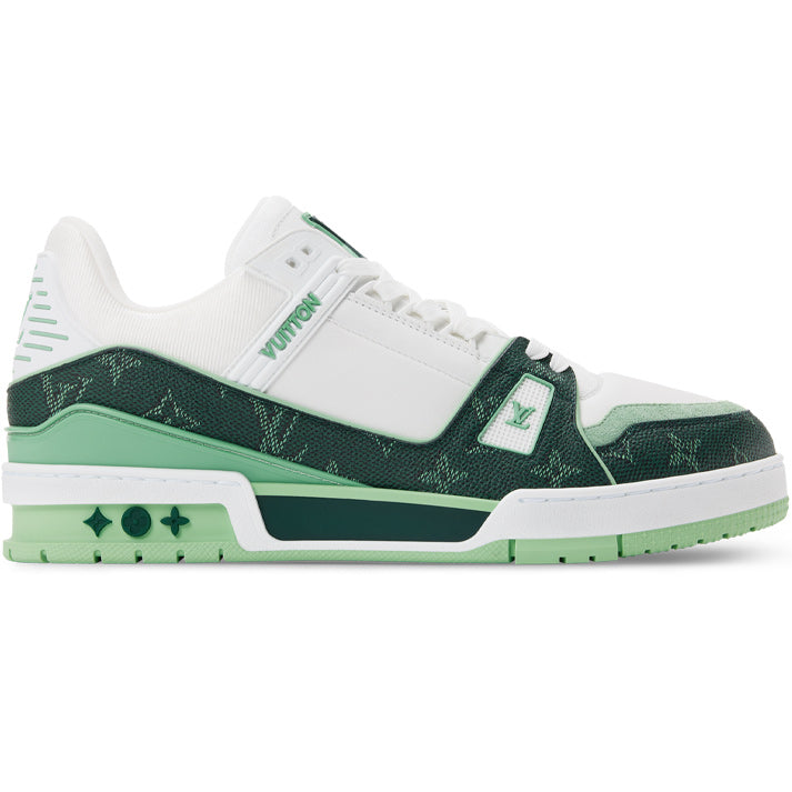 Louis Vuitton LV Trainer Sneaker ‘Denim Monogram green ’