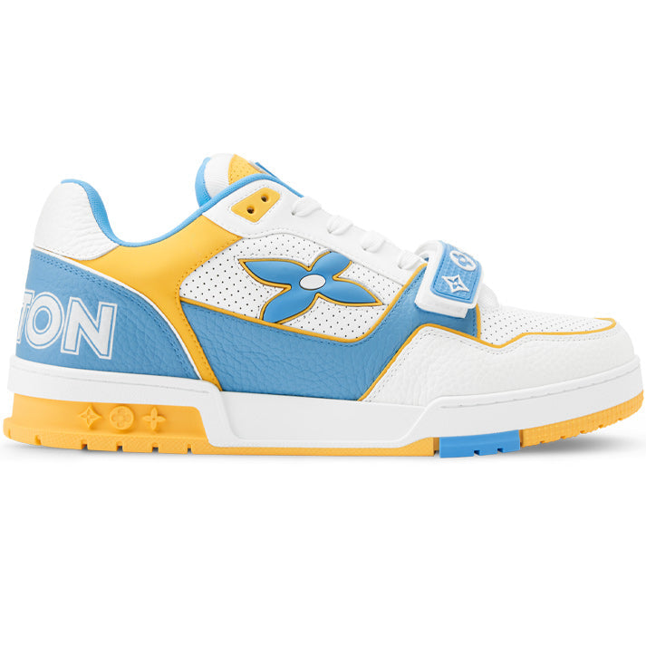 Louis Vuitton LV Trainer Blue Velcro Strap Sneaker