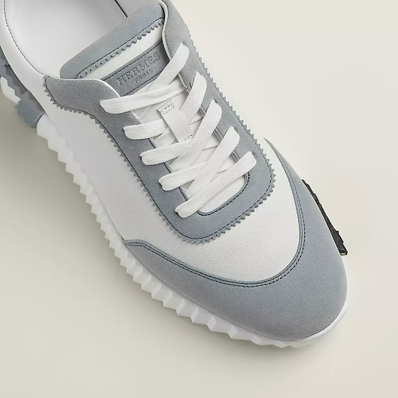 Hermès Bouncing sneaker Blanc Bleu Galet