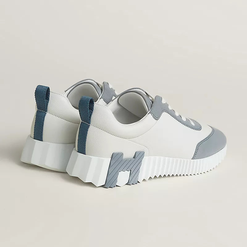 Hermès Bouncing sneaker Blanc Bleu Galet
