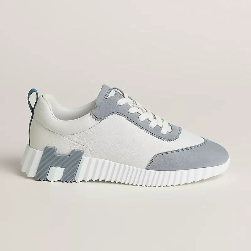 Hermès Bouncing sneaker Blanc Bleu Galet