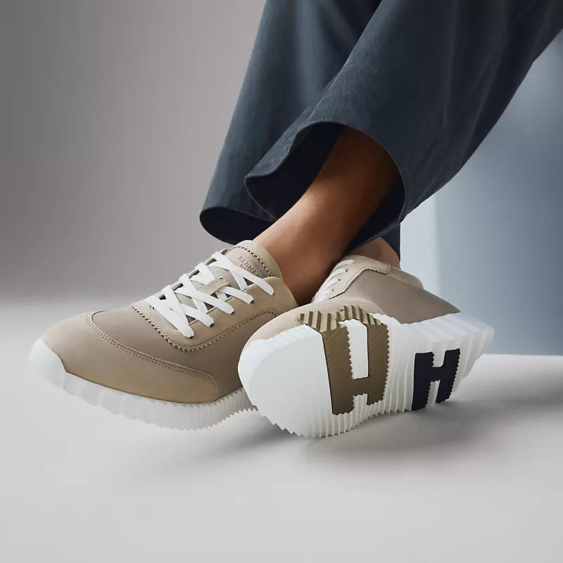 Hermès Bouncing sneaker Beige Galet