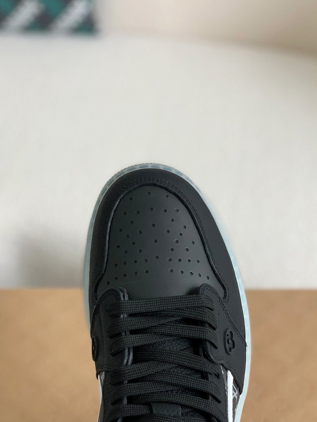 Nike Air Jordan 1 x LV - Triple Black Monogram Edition