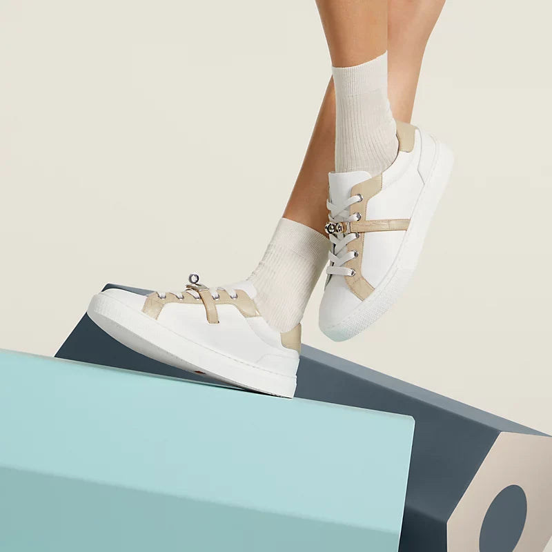 Hermès Day sneaker Blanc Beige Lin