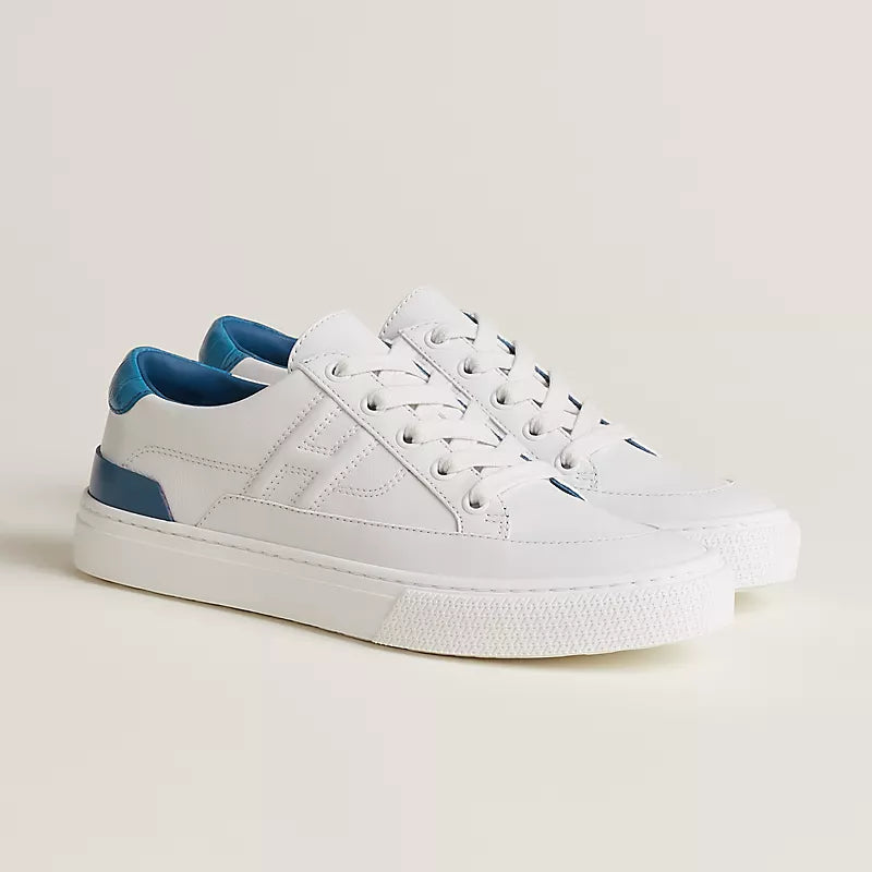 Hermès Deep sneaker Blanc Bleu Bleuet