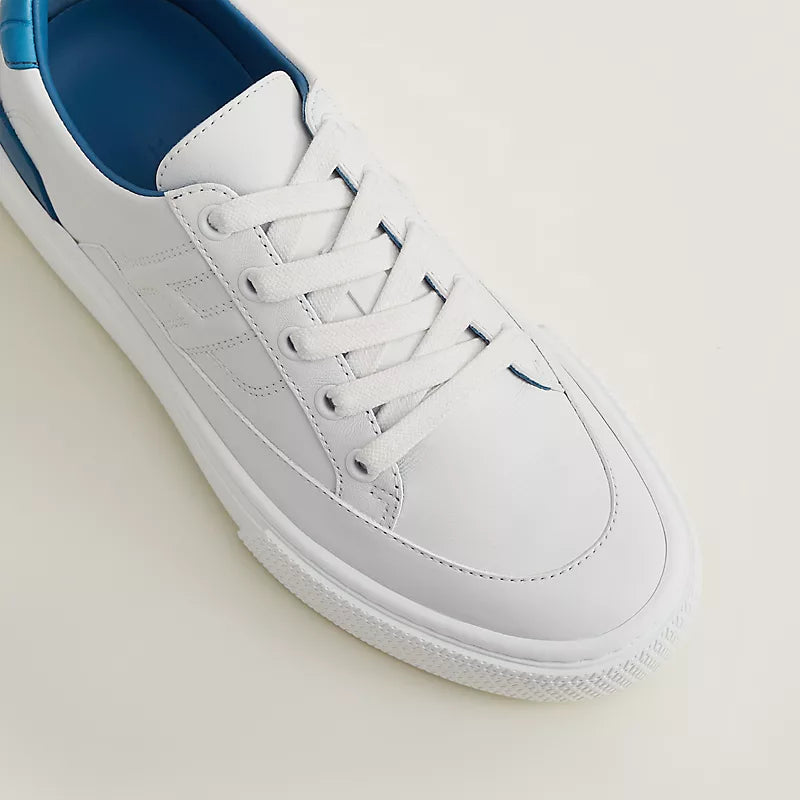 Hermès Deep sneaker Blanc Bleu Bleuet