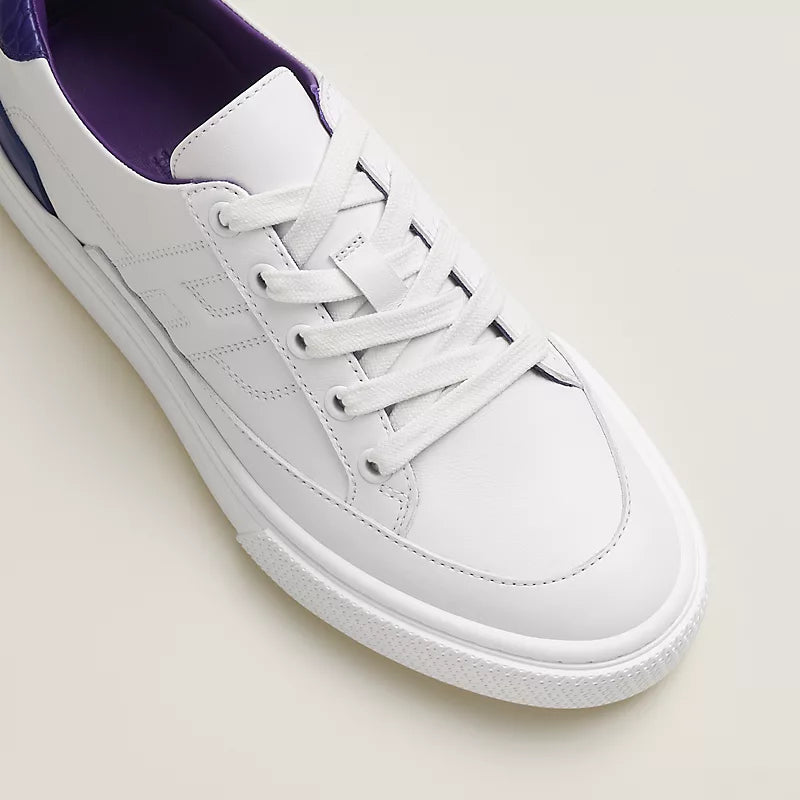 Hermès Deep sneaker Blanc Violet Majorette
