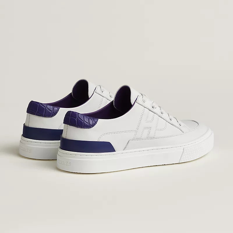 Hermès Deep sneaker Blanc Violet Majorette