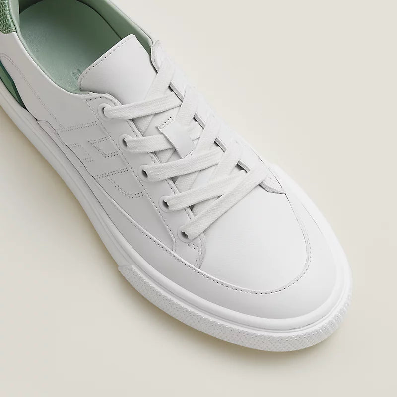Hermès Deep sneaker Blanc Vert Jade