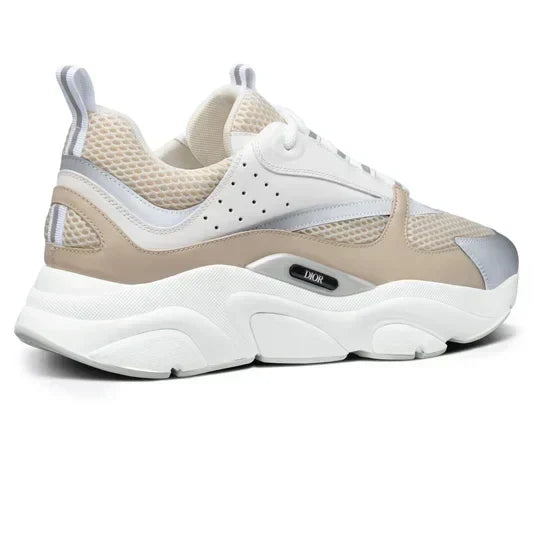 Dior B22 Beige White Calfskin Trainer
