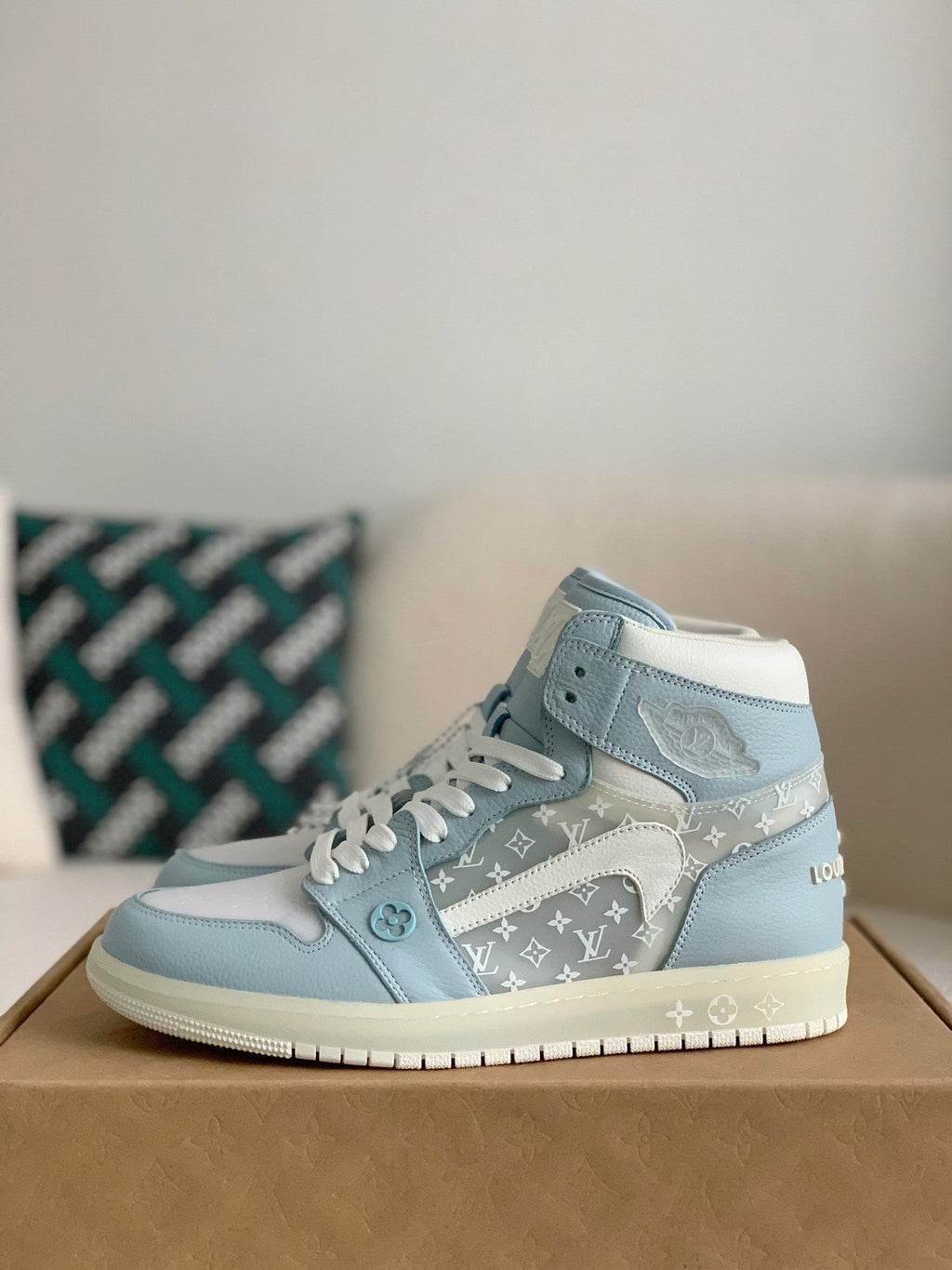 Nike Air Jordan 1 x LV – Monogram Sky Edition