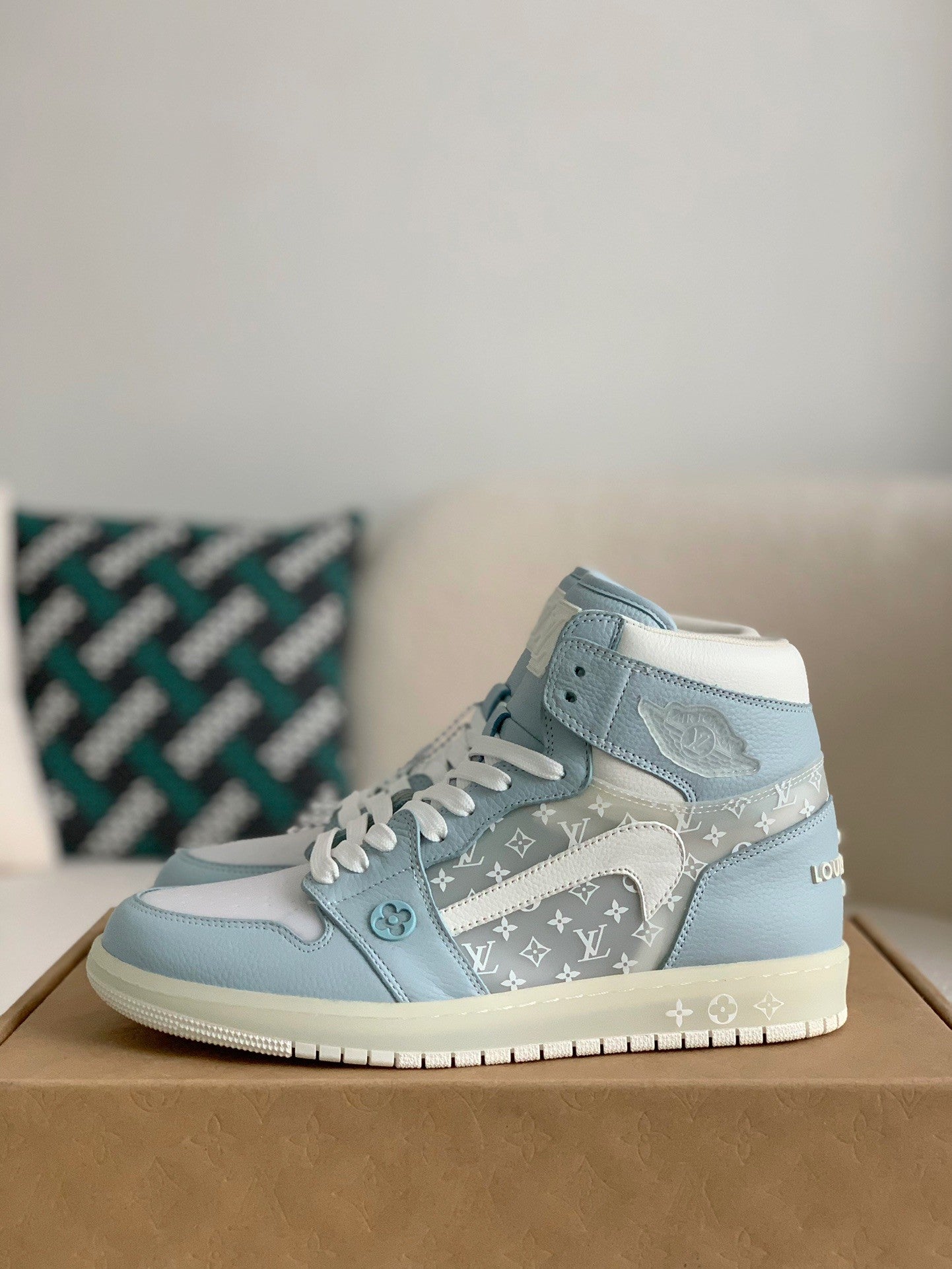 Nike Air Jordan 1 x LV – Monogram Sky Edition