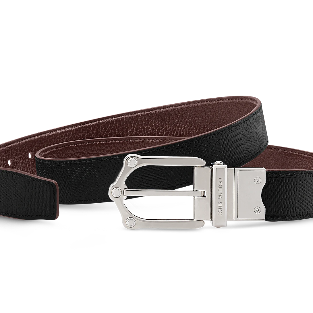 LV FROG 30mm double-sided belt Tobacco