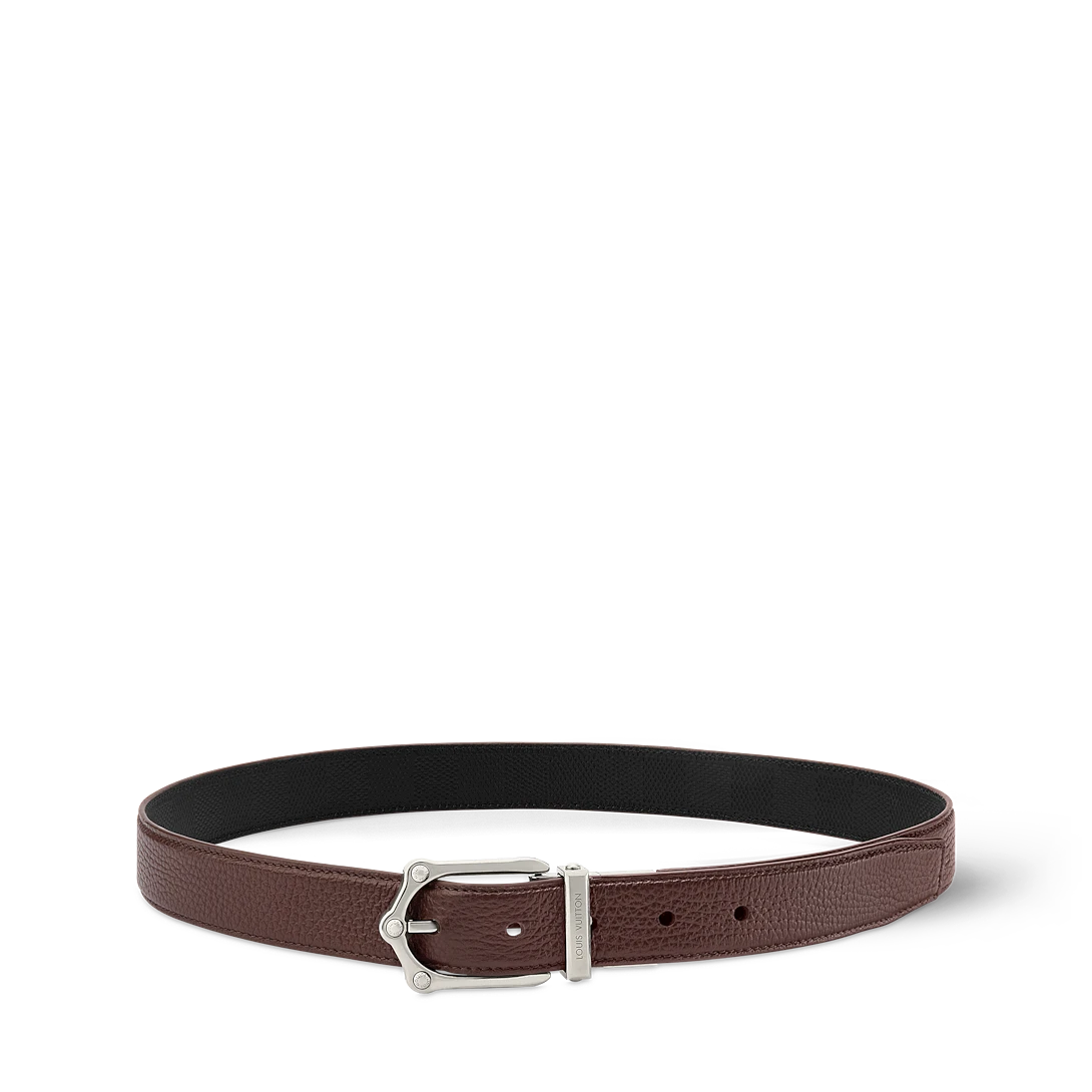 LV FROG 30mm double-sided belt Tobacco
