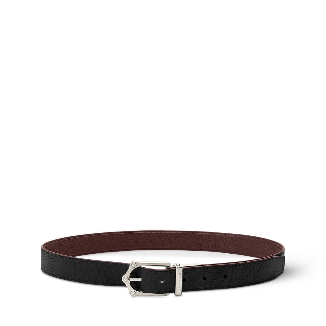 LV FROG 30mm double-sided belt Tobacco