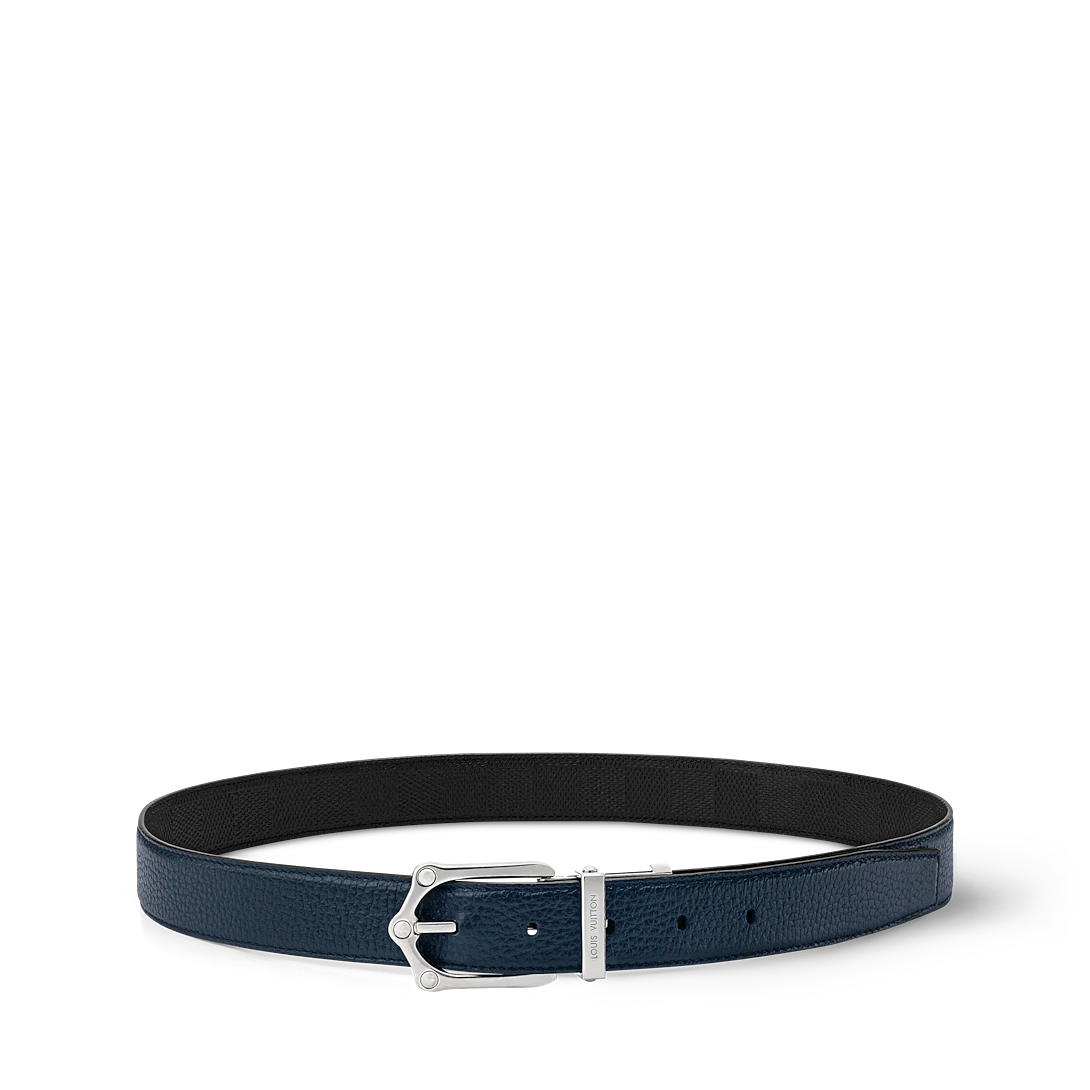 LV FROG 30mm double-sided belt Navy blue