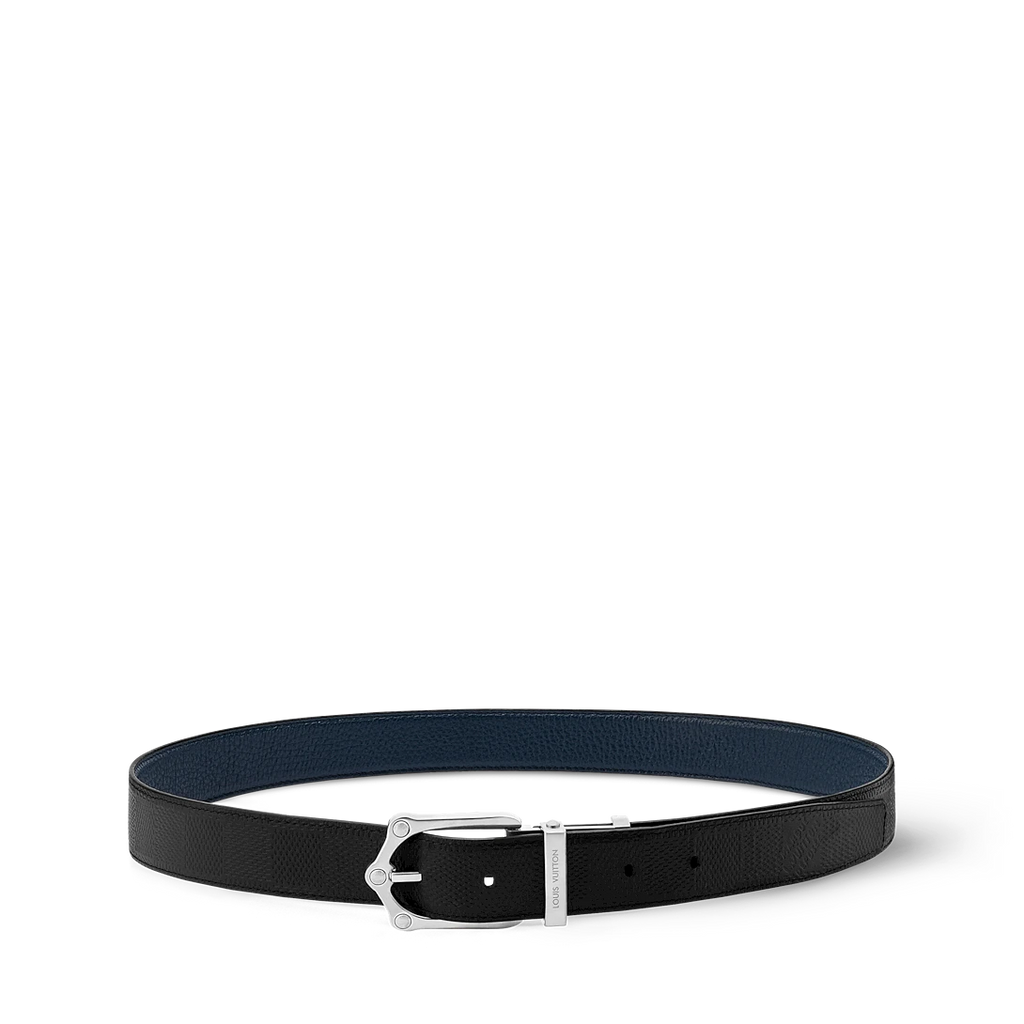 LV FROG 30mm double-sided belt Navy blue