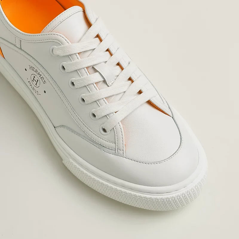 Hermès Get sneaker Blanc Orange Fluo