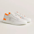 Hermès Get sneaker Blanc Orange Fluo