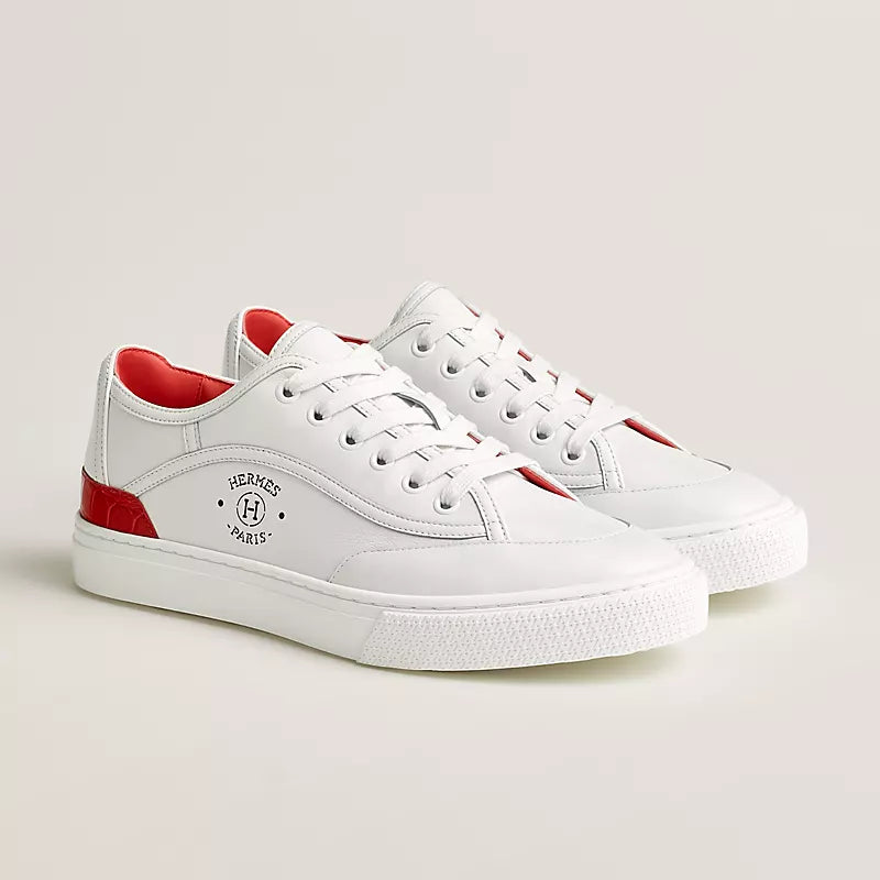 Hermès Get sneaker Blanc Rouge Cinétique