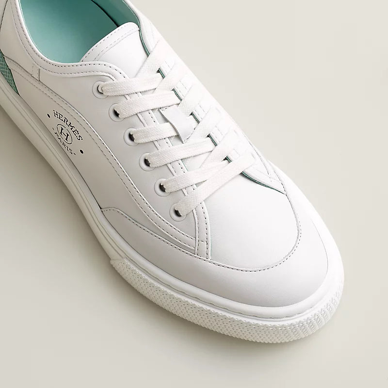 Hermès Get sneaker Blanc Bleu Cristaux