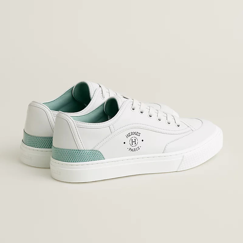 Hermès Get sneaker Blanc Bleu Cristaux
