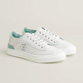 Hermès Get sneaker Blanc Bleu Cristaux