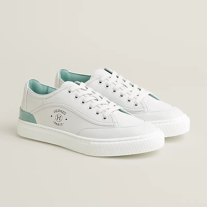 Hermès Get sneaker Blanc Bleu Cristaux