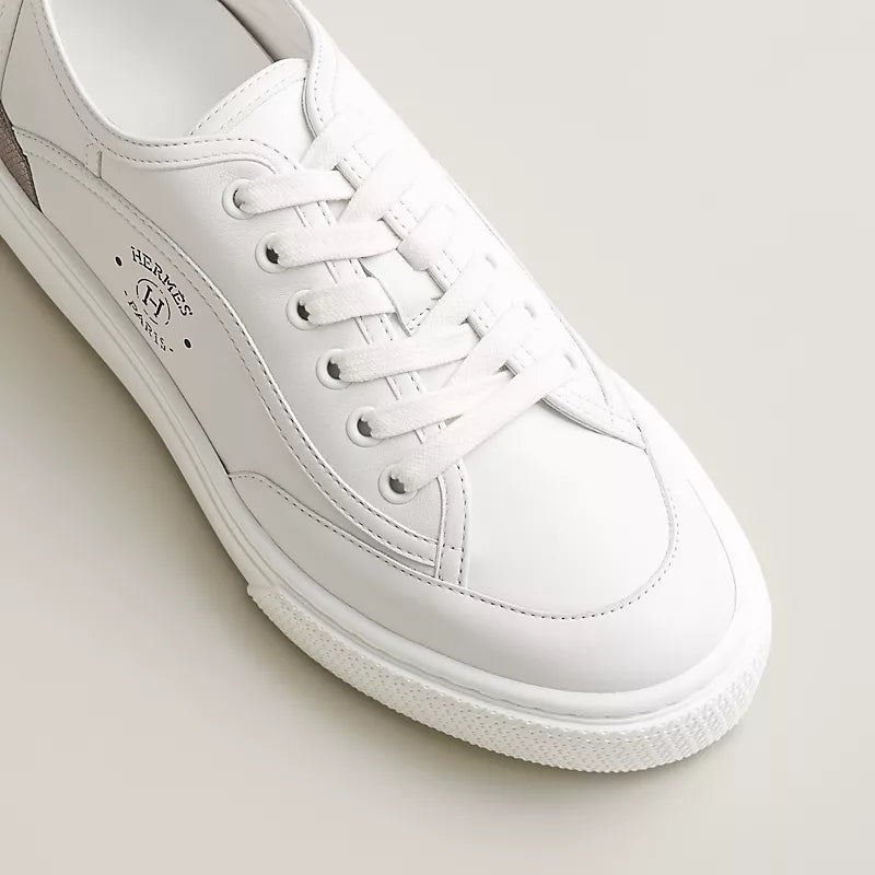 Hermès Get sneaker Blanc Gris Argenté