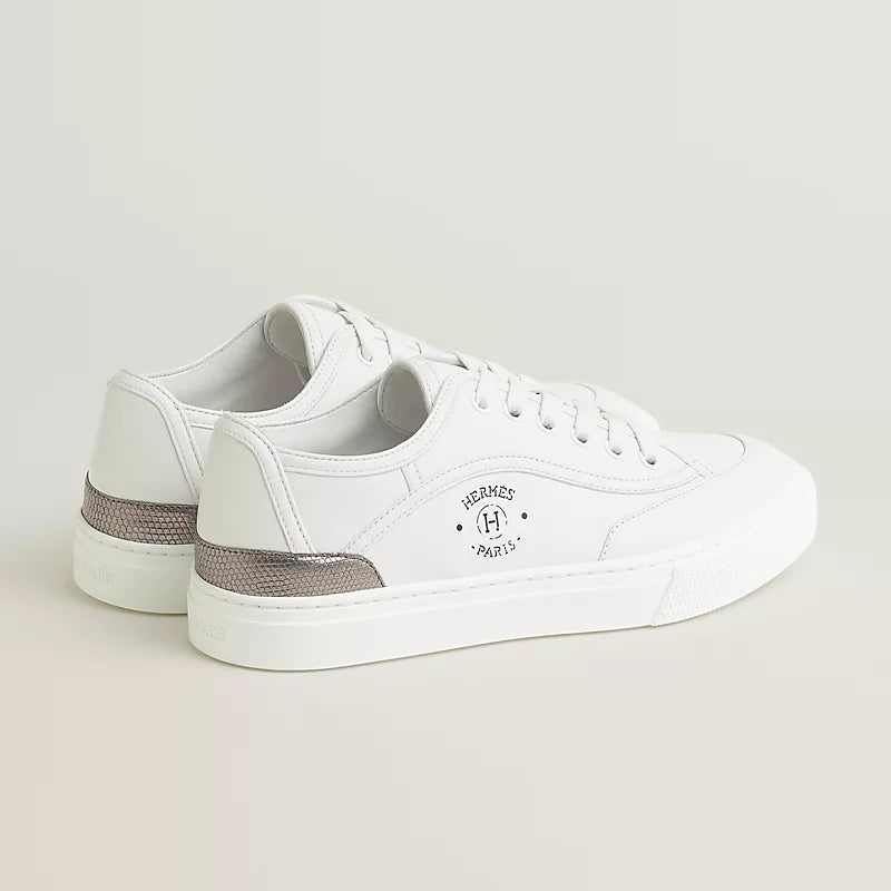 Hermès Get sneaker Blanc Gris Argenté