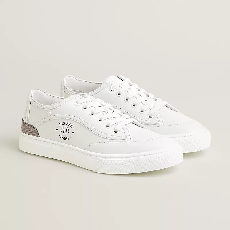 Hermès Get sneaker Blanc Gris Argenté