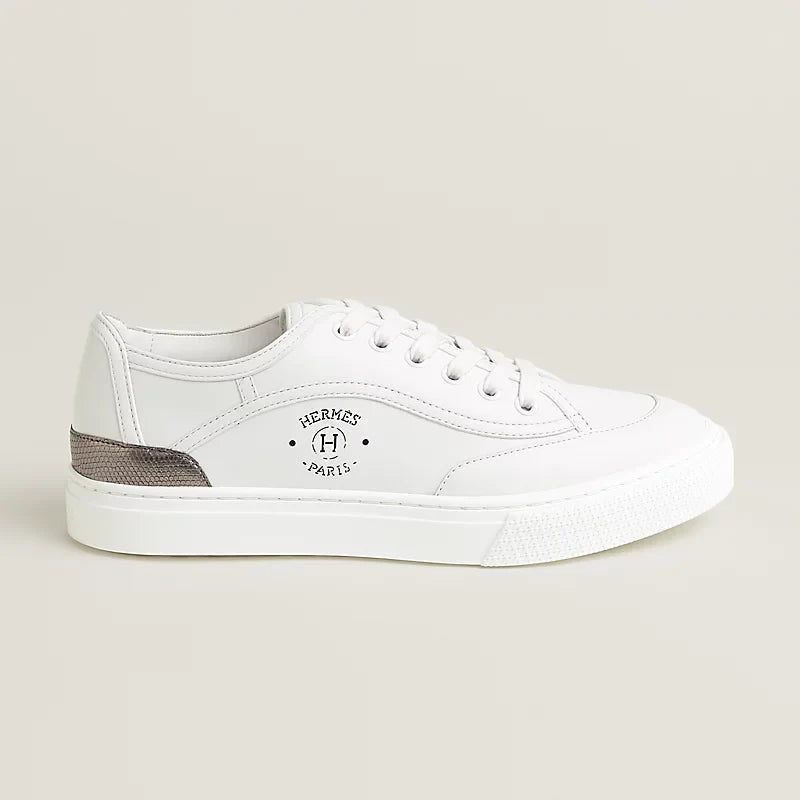 Hermès Get sneaker Blanc Gris Argenté