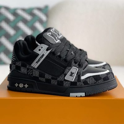 Louis Vuitton LV Trainer 'Damier Denim Black'