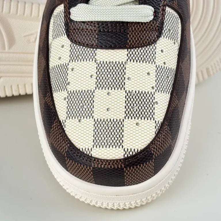 Louis Vuitton x Nike Air Force 1 'Damier Brown/ White'