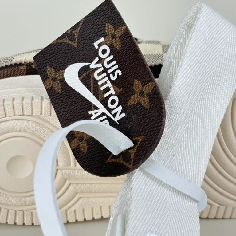 Louis Vuitton x Nike Air Force 1 'Damier Brown/ White'
