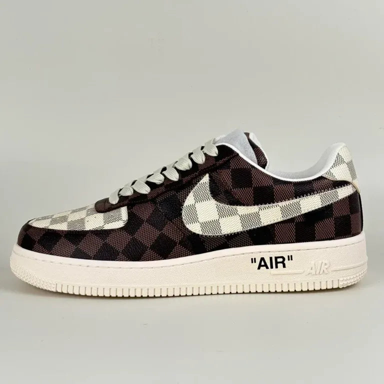Louis Vuitton x Nike Air Force 1 'Damier Brown/ White'