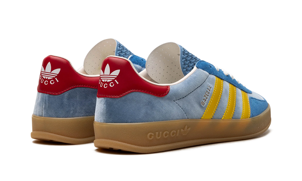 Adidas x Gucci Gazelle Light Blue Suede