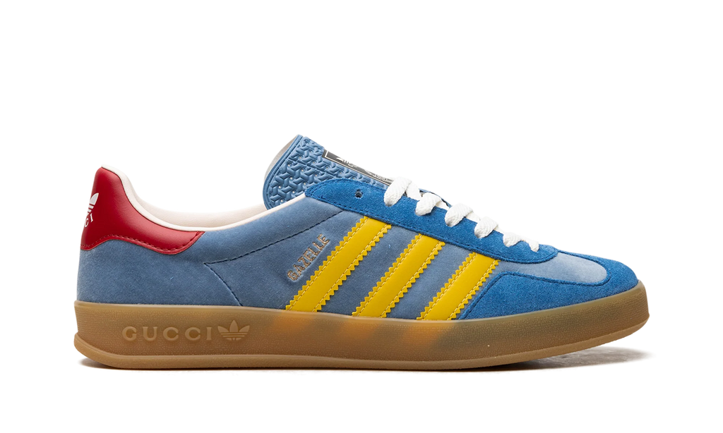 Adidas x Gucci Gazelle Light Blue Suede