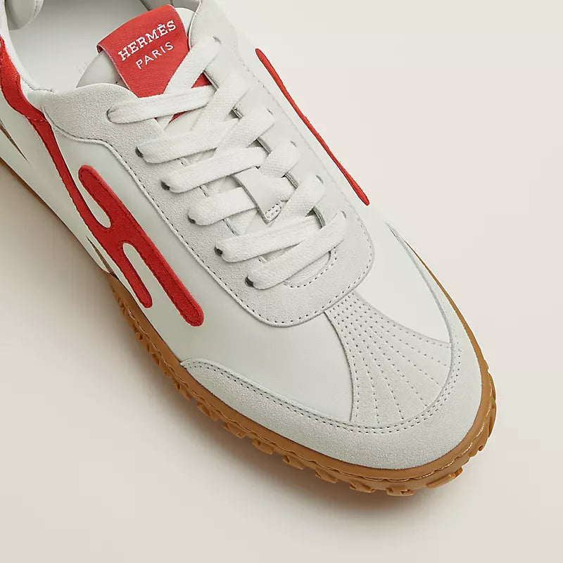Hermès Jet sneaker Blanc rouge Primaire