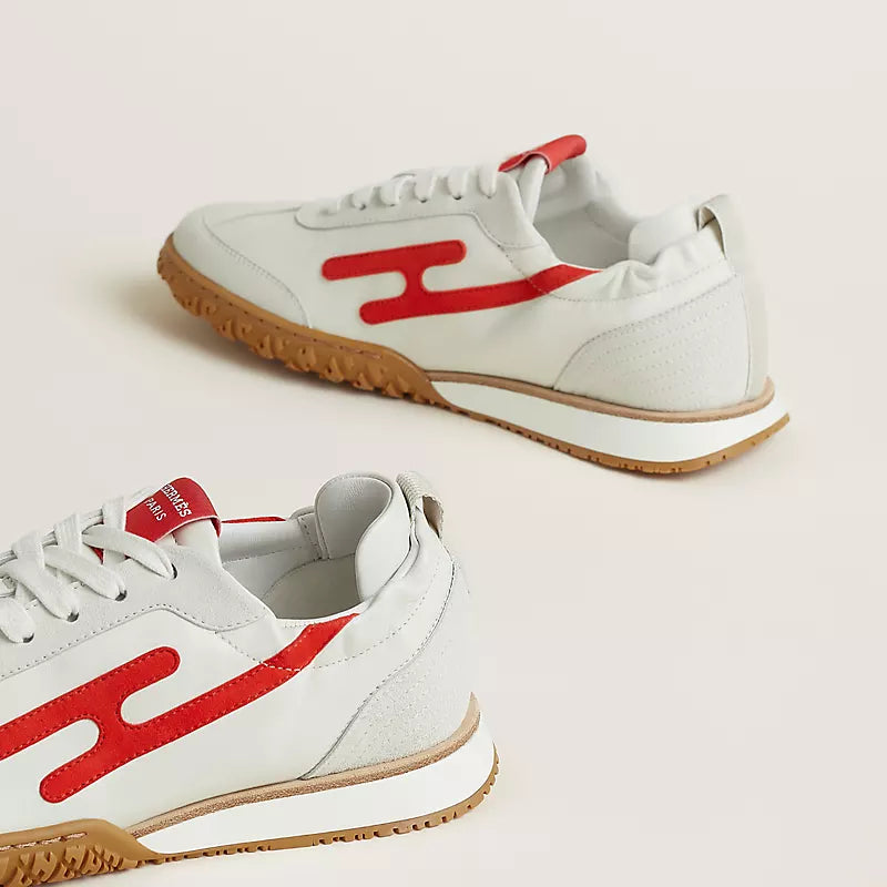 Hermès Jet sneaker Blanc rouge Primaire