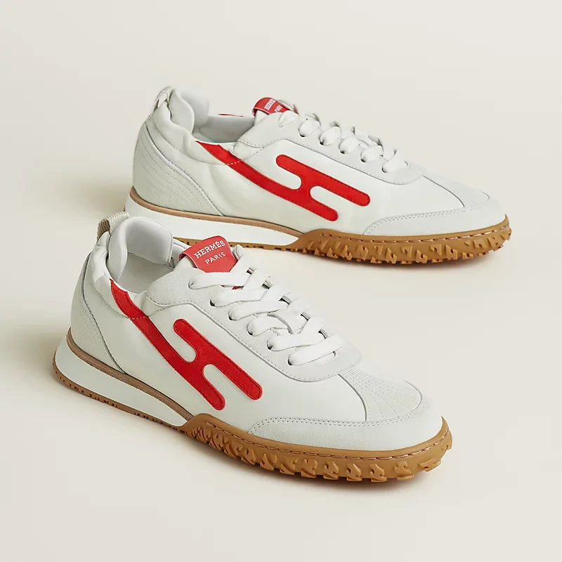 Hermès Jet sneaker Blanc rouge Primaire