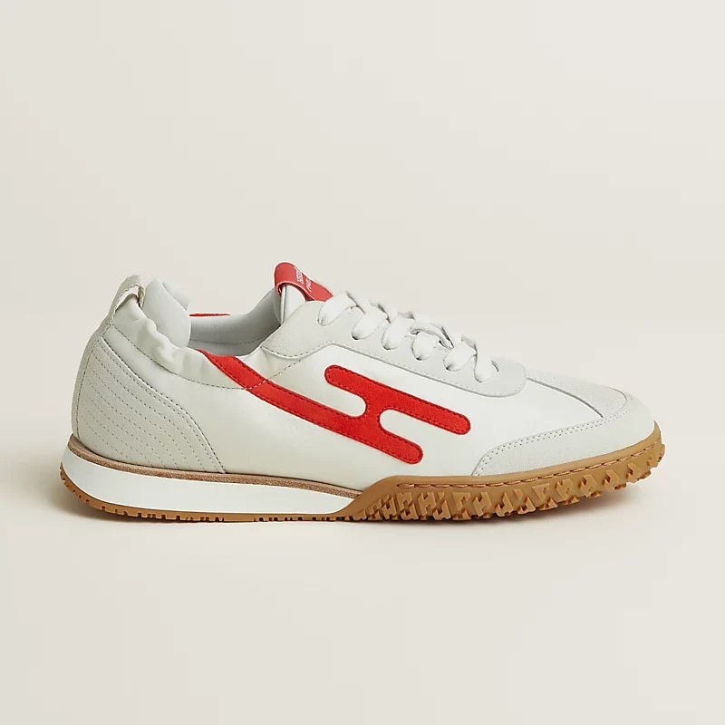 Hermès Jet sneaker Blanc rouge Primaire