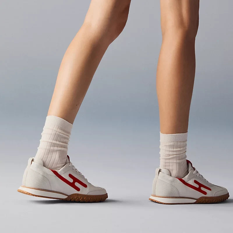 Hermès Jet sneaker Blanc rouge Primaire