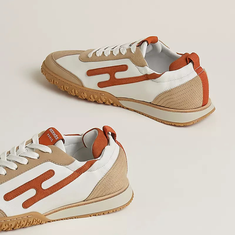 Hermès Jet sneaker Multicolore Orange Canyon