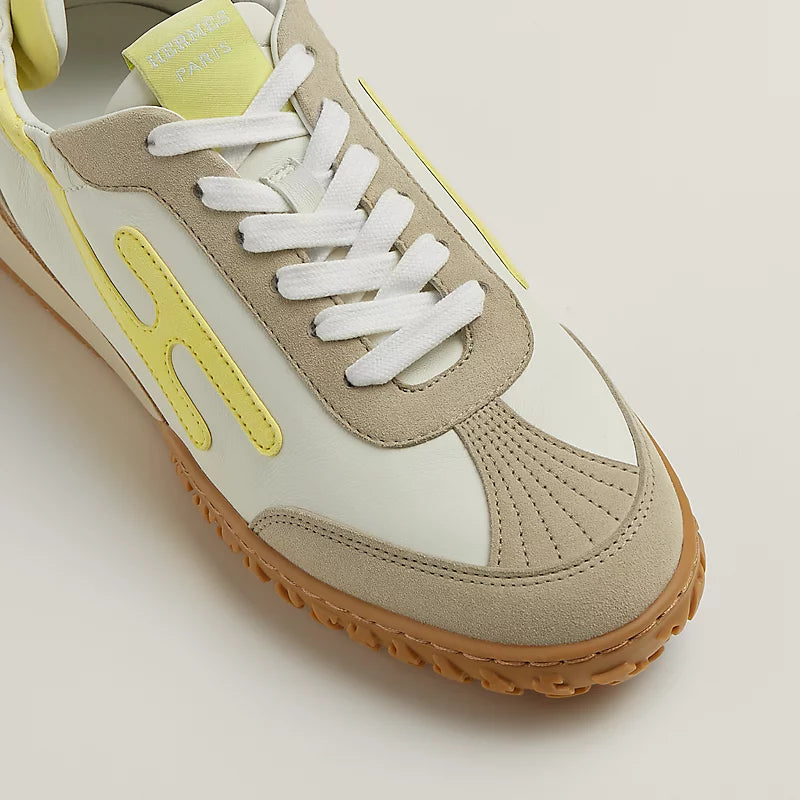 Hermès Jet sneaker Multicolore Jaune D'orge