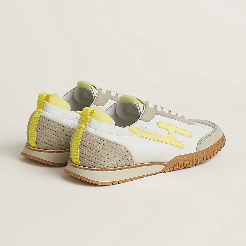 Hermès Jet sneaker Multicolore Jaune D'orge