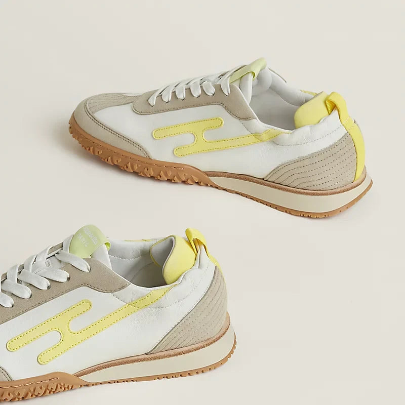 Hermès Jet sneaker Multicolore Jaune D'orge