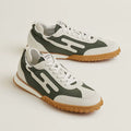 Hermès Jet sneaker Vert Forêt blanc